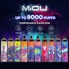 Sopros descartáveis de MiOU os 9000 Flavored o sistema de Vape Juice Vape Pod ODM do OEM de 750 mAh apoiado