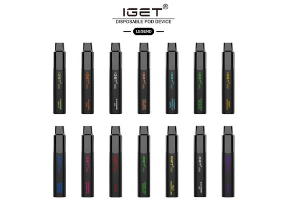 Os sopros 12ml da legenda 4000 de Iget lubrificam o sabor Juice Taste de Mesh Coil 20 do líquido