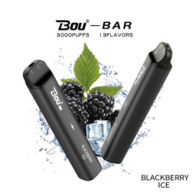 BOU BARRAM os sabores descartáveis 10ML dos tipos do dispositivo 13 do NIC 1350mah Vape de 5%