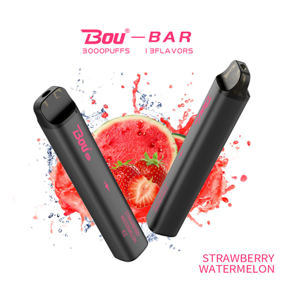 BOU BARRAM os sabores descartáveis 10ML dos tipos do dispositivo 13 do NIC 1350mah Vape de 5%
