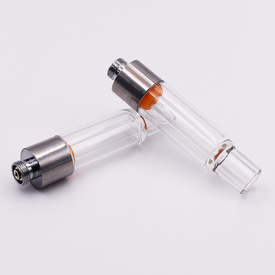 cartucho de vidro completo da capacidade CBD Vape do tanque de 0.5ml 1.0ml com fechamento