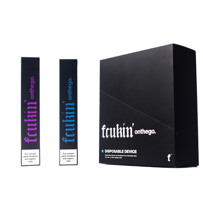 Fcukin 1000 sopra sabor líquido da manga da uva de Nic Salt Disposable Vape 3.5ml