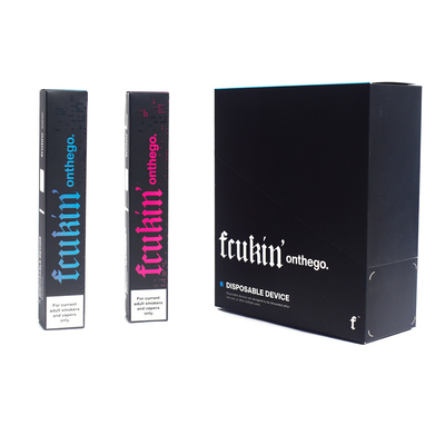 Fcukin 1000 sopra sabor líquido da manga da uva de Nic Salt Disposable Vape 3.5ml
