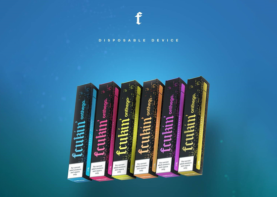 O cigarro eletrônico Vape descartável Pen Device 3ML 1000 de Fcukin Onthego sopra