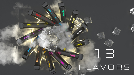 Os 3000 sopros descartáveis BOU BARRAM o Cig dos sabores 10ml E do NIC 1350mAh 13 do fumo 5%