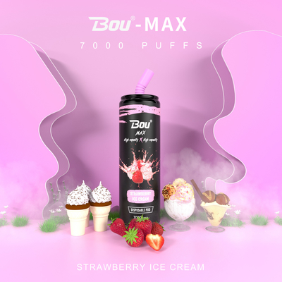 Pena descartável líquida 650mah de Mesh Coil 16ml E Vape dos Cigs de BOU Max E recarregável
