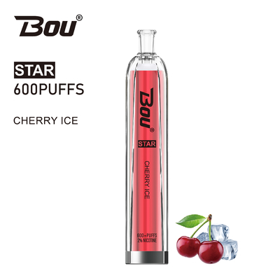 Cigs novos Bou Star IGET Vape de E 600 sopros com resistência 1.5ohm