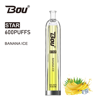 Cigs novos Bou Star IGET Vape de E 600 sopros com resistência 1.5ohm