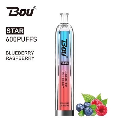Cigs novos Bou Star IGET Vape de E 600 sopros com resistência 1.5ohm