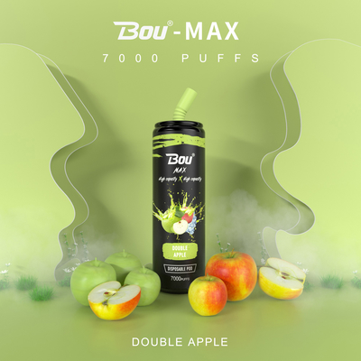 Tipo C Recarregável Bou Max Iget Diposable Vape 7000 Puffs 13 Sabores 650mAh