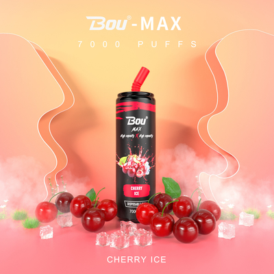 Tipo C Recarregável Bou Max Iget Diposable Vape 7000 Puffs 13 Sabores 650mAh