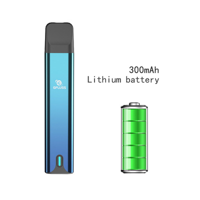 Caneta vape descartável de óleo grosso recarregável 300 mAh 1 ml com janela visível