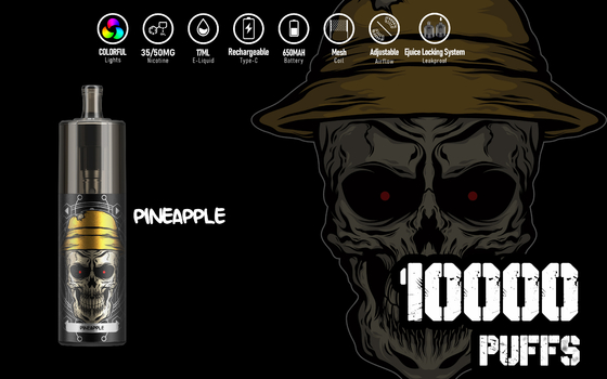 Energy 10000 Puffs 650mah bateria Epod Vape E Cig KK 10 Sabores