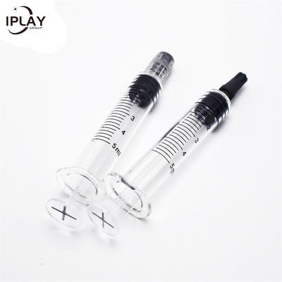 Capacidade material de vidro das seringas 0.5ml 1ml 2.25ml do fechamento de Luer dos Pyrex