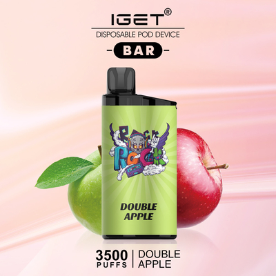 1500mAh 30 nicotina de Vape 5% da barra de Iget do sopro dos sabores 3500 descartável