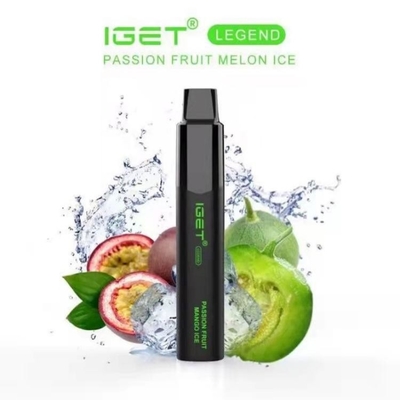 A maioria de sopros descartáveis da vagem 4000 do vape da LEGENDA popular de IGET