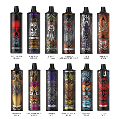 Bateria recarregável descartável de Vape 650mah do Cig 8000 dos sopros máximos EPOD E da energia de KK