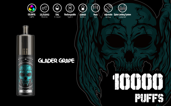 Sopros Vape descartável da energia 10000 de KK, 17ml recarregável Epod líquido Vape
