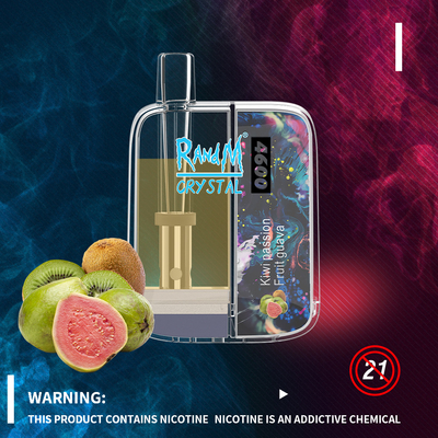 RandM Crystal Chargeable 12 Vape preenchido sabores Pen Disposable Cigarette 4600 sopra