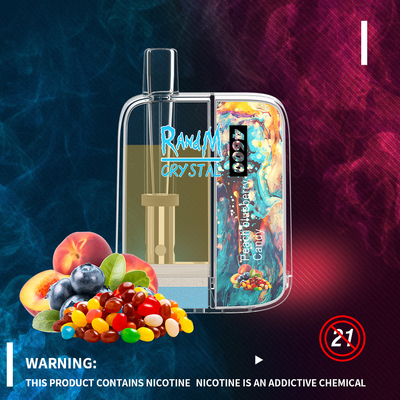 Sopros Vape superior Pen Disposable Nic Salt do cristal 4600 de 10ML RandM 12 sabores