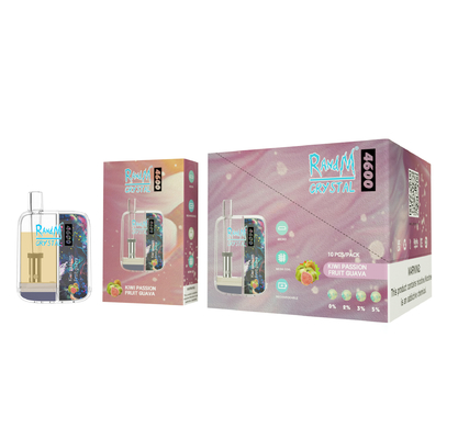 Sopros Vape superior Pen Disposable Nic Salt do cristal 4600 de 10ML RandM 12 sabores