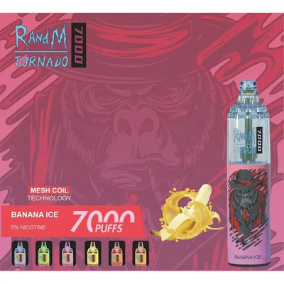 45 nicotina portátil superior descartável do atomizador 0/2/3/5% do furacão 14ML de RandM da pena de Vape dos sabores