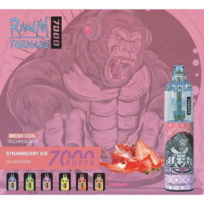 45 nicotina portátil superior descartável do atomizador 0/2/3/5% do furacão 14ML de RandM da pena de Vape dos sabores
