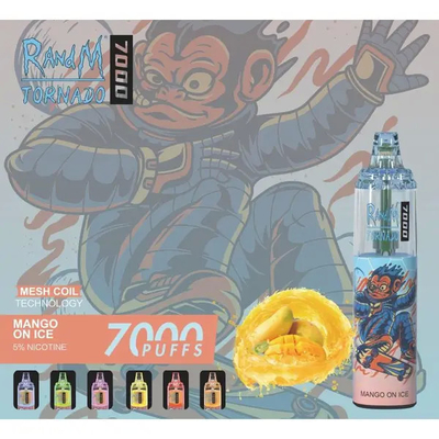 O furacão 7000 sopra cores descartáveis do dispositivo 45 de 14ml RandM Vape