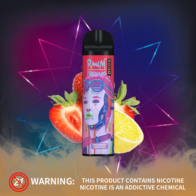 Fumot RandM Tornado 8000 Puffs 31 Sabores 5% Nicotina Vape Pen descartável 850 mAh Bateria