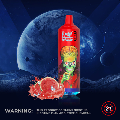43 Sabores Fumot RandM Tornado 5% Nicotina Vape Pen descartável 850 mAh 9000 Puffs 18 ml Líquido