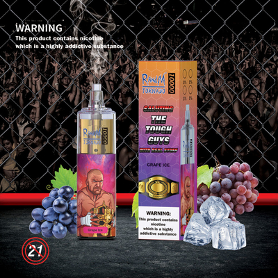 O furacão grande Vape descartável do Cig RANDM de E encerra 20 sabores 10000 sopros 20 ML