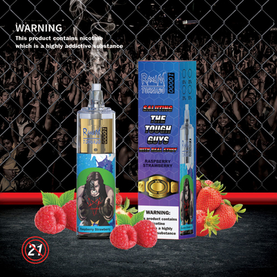 100% Original 20 ml Fumot RandM Tornado 10000 Puffs Vape Pen descartável 24 cores