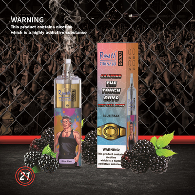 100% Original 20 ml Fumot RandM Tornado 10000 Puffs Vape Pen descartável 24 cores