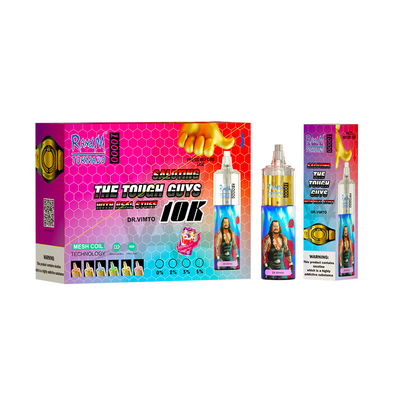 O furacão grande Vape descartável do Cig RANDM de E encerra 20 sabores 10000 sopros 20 ML
