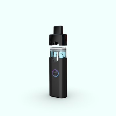 pena descartável recarregável cerâmica da bobina 350mAh CBD Vape Windoe do tanque visível de 3.0mL
