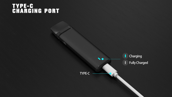 2 vagem descartável recarregável da pena 280mAh da resistência CBD Vape da abertura 1.4ohm do ml 4*2.0 milímetro