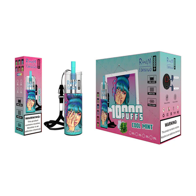 Sopro Pluse do cigarro 10000 de RandM E 14 sabores pena descartável do atomizador de 20 Ml