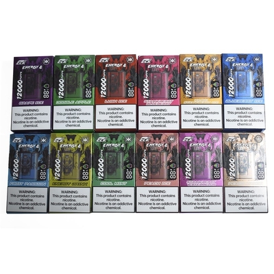 49.5x26x86 mm ECK KK Vaporizador 12000 Puffs 5% Nicotina Fantástico Sabor