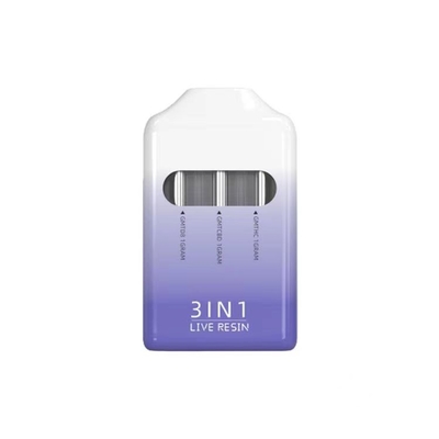 Última Chegada Novo 3 em 1 3 ml Cartucho de Vaporização Pod descartável com Micro USB