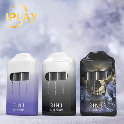 Última Chegada Novo 3 em 1 3 ml Cartucho de Vaporização Pod descartável com Micro USB