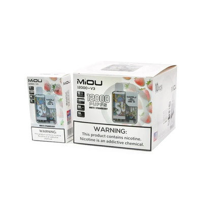 Venda Quente Miou V3 20 Sabores Display Disponível Vape 12000 Puffs Nicotina E Cig Vape