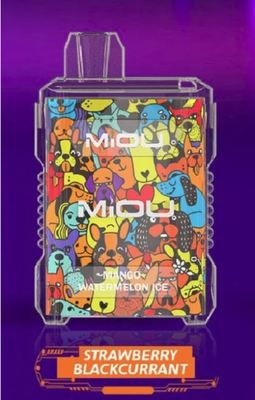 Miou Box E CIGS Mesh Coil 15ml E Liquid Disposable Vape 8000 Puffs 650mAh Rechargeable 10 Sabores