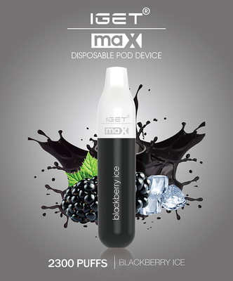 Sopros descartáveis de envio rápidos da pena IGET max 2300 de Vape 16 sabores disponíveis