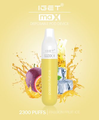 Sopros descartáveis de envio rápidos da pena IGET max 2300 de Vape 16 sabores disponíveis
