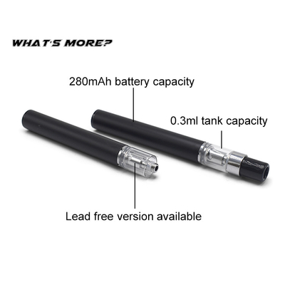 280mah pena vazia descartável de enchimento superior do óleo do cbd da pena D7 do vape do cbd da bateria 0.3ml mini