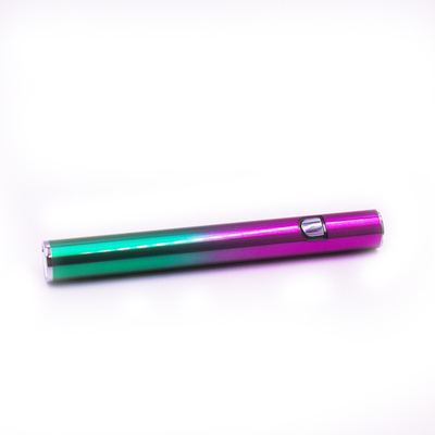 3 o botão de Vape Pen Battery 350mAh da tensão pré-aquece o cartucho 510 magro