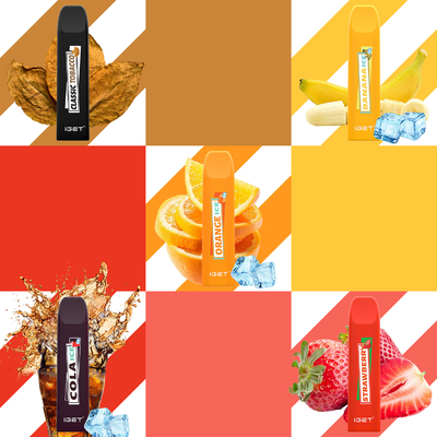 Sopros eletrônicos descartáveis por atacado 1.6ml Iget Janna Disposable Vape da pena 450 do cigarro