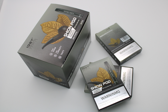 Pena descartável autêntica de Vape da bateria dos sopros 400mAh do dispositivo 600 da vagem dos E-cigarros de IGET SHION