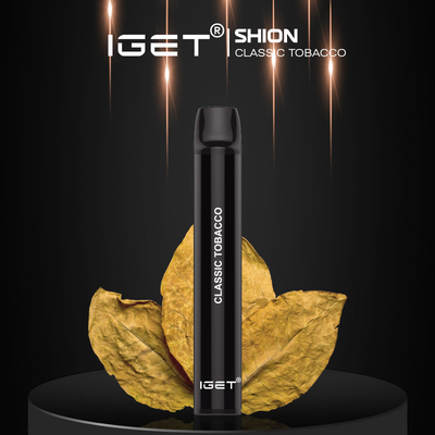 Dispositivo descartável do gelo IGET SHION Vaping da cola, 600 cigarros feitos sob encomenda do vapor dos sopros