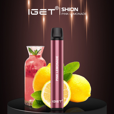 Dispositivo descartável do gelo IGET SHION Vaping da cola, 600 cigarros feitos sob encomenda do vapor dos sopros